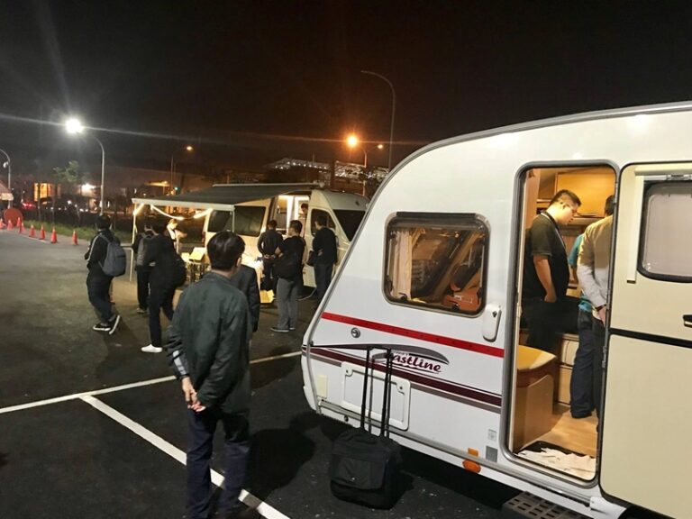 科技部辦戶外活動租各式露營車六台