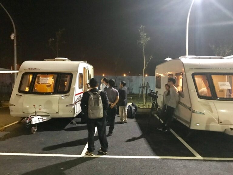 科技部辦戶外活動租各式露營車六台