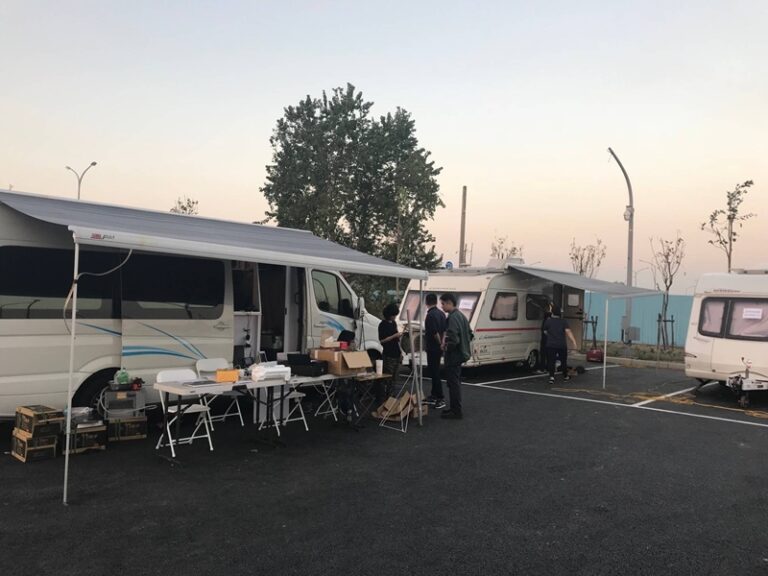 科技部辦戶外活動租各式露營車六台