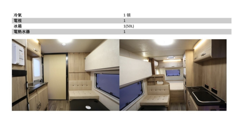 營地型露營Ａ型車四人床位...售價65萬
